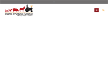 Tablet Screenshot of farmfriendsrescue.org
